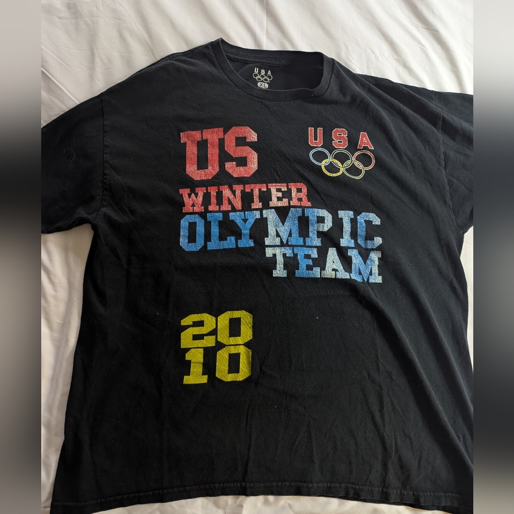 Vintage 2010 US OLYMPIC TEAM WINTER GAMES (XL) T-Shirt